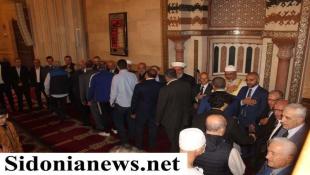 بالصور: المفتي سوسان أم صلاة العيد في مسجد الحريري بصيدا : الطبقة السياسية إرتكبت الكثير من الموبقات واللبناني أصبح غير آمن على نفسه وابنائه