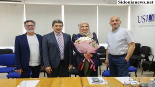 مبارك :  صيدا تفتخر بإبنتها آية كلش في جامعة القديس يوسف - بيروت: ماجستير في القيادة والعلوم التربوية بإمتياز عالٍ بمعدل 20/19  وتحديث لمعايير محاور كوفيد 19