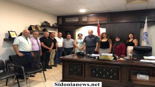 بالصور : وفد من رؤساء الإدارات في سرايا صيدا زاروا المحافظ ضو مهنئا بالأضحى والعميد الأيوبي بتسلمه قيادة منطقة الجنوب في قوى الأمن