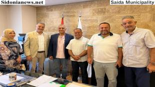 بالصور:  رئيس غرفة التجارة العربية في البيرو القنصل أبوظهر زار رئيس بلدية صيدا  د. بديع مهنئا على رأس وفد من جمعية أعمالنا