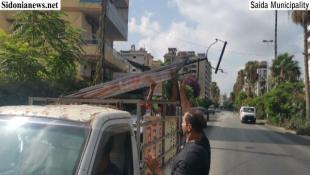 د. بديع: بلدية صيدا باشرت حملة لأسبوع لإزالة اللوحات واللافتات الإعلانية غير المرخصة ومرتاحون للإلتزام بقرار منع بسطات السمك