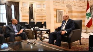 بالصور : عبداللهيان التقى ميقاتي ونـصـ ر الله : نحذر من امتداد الاحداث الجارية في غزة الى مناطق أخرى والمهم بالنسبة لنا هو أمن لبنان