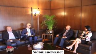 بالصور : رئيس غرفة تجارة صيدا صالح عرض والسفير البلغاري سبل تطوير التعاون بين البلدين