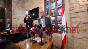 بالصور: مؤتمر صحافي للنائب اسامة  سعد يطالب بلدية صيدا بحلول جذرية لكارثة النفايات والاعلان عن خطتها للحل للرأي العام