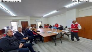 بالصور : بلدية صيدا : تفعيل المرحلة الاولى لغرفة عمليات إدارة الازمات والكوارث بإشراف محافظ الجنوب وبالتعاون مع المجتمع المدني