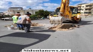 بالصور : بيان صادر عن مؤسسة مياه لبنان الجنوبي حول مشروع تمديدات الصرف الصحي وشكر لبلدية صيدا ولفرق عمل المؤسسة