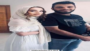 بالصور : مبارك عقد قران محمد سمور والحسناء وفاء مهتدي