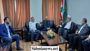 المفتي سوسان يستقبل العميد فادي قرانوح والمقدم ايلي وهبي