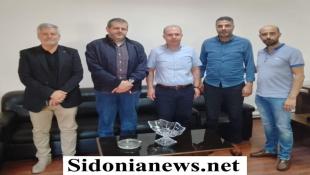 بالصور : وفد من الحزب  زار إدارات الكهرباء والمياه والهاتف والضمان في صيدا