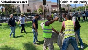 بالصور: 3 فرق لطوارىء وورش بلدية صيدا تابعت أعمالا بدعم من صندوق التكافل وأعمالا أخرى تشرف عليها البلدية