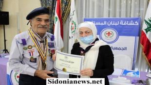 بالصور : بهية الحريري تنعي القائد الكشفي مصطفى كمال شعراوي: اتخذ شعار الكشفية  كن مستعداً  نمط حياة