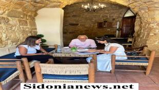 بالصور: جمعية محمد زيدان للإنماء في صيدا  تتابع اعمال الترميم التي تقوم بها في سوق النجارين في صيدا القديمة