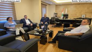 بالصور : الوزير الحجار والسيدة ريتا كرم  زارا رئيس بلدية صيدا د. بديع وبحثا في إقامة المعرض الثاني التوعوي للأطفال وسبل حمايتهم