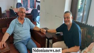 النائب أسامة سعد استقبل القنصل الدكتور حامد أبو ظهر والبحث تناول المشاريع الانمائية في صيدا