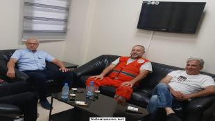 بالصور : وفد من فوج الإنقاذ الشعبي يزور مستشفى صيدا الحكومي والبحث تناول مع الدكتورين الصمدي وشعبان في الاستعدادات لحالات الطوراىء