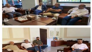 بالصور: النائب د.أسامة سعد بحث مع رئيس بلدية صيدا د. حازم بديع ووفد مرافق في الأوضاع والمستجدات وجهوزية الطوارىء  وتداعيات العدوان الإسرائيلي
