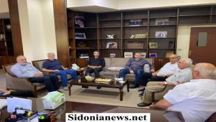 بالصور : وفد من الحزب  جال على عدد من الجمعيات الأهلية في صيدا