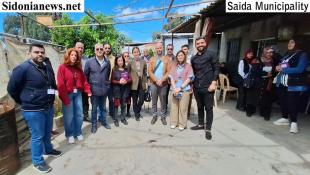 بالصور: رئيس بلدية صيدا د. حازم بديع ينوه بمبادرات المشرفين والممولين لمشروع حارتنا الإنمائي في التعمير - صيدا