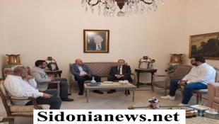 النائب البزري يستقبل الرئيس الجديد لشعبة المعلومات في صيدا