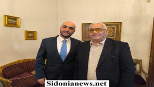رئيس لائحة صيدا بدها ونحنا قدها الصيدلي عمر محمد مرجان يزور رابطة آل البابا في صيدا