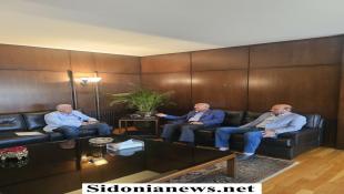 المرشح لرئاسة بلدية صيدا المهندس محمد دندشلي يزور رئيس غرفة تجارة صيدا والجنوب محمد صالح : الغرفة شريك أساسي في تطوير القطاع الاقتصادي ودعم الشركات الناشئة