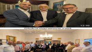 عمر محمد مرجان زار رابطة آل البابا  في صيدا التي باركت اللائحة التي يترأسها لانتخابات بلدية صيدا واعتماد مرشح الرابطة المهندس محمد حسن البابا