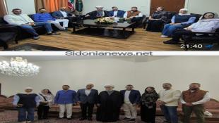 بالصور: عمر مرجان زار المفتيان سوسان وعسيران مع عدد من أعضاء لائحته التي يترأسها :صيدا بدها ونحنا قدها لخوض