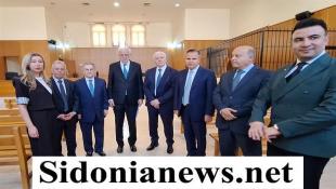 بالصور: همس في قصر عدل صيدا بين الوزير عادل  نصار والنائب ميشال موسى خلال إحياء الذكرى السنوية 27  لإستشهاد قضاة صيدا الأربعة وتأكيد على تحصين القضاء  ومواجهة التحديات