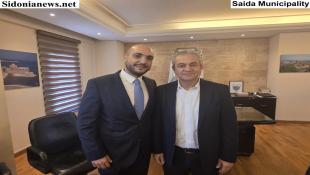 بالصور: رئيس بلدية صيدا المهندس مصطفى حجازي إستقبل الصيدلي عمر مرجان على رأس وفد والبحث تناول سبل التنسيق والتعاون لمصلحة المدينة