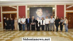 بالصور :  وزيرة التربية ريما كرامي التقت بهية الحريري في دارة مجدليون