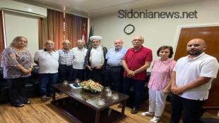 وفد تجمع المؤسسات الأهلية في صيدا زار المفتي الشيخ سليم سوسان