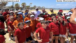 بالصور: بلدية صيدا تنوه بحملة تنظيف الشاطىء  بمبادرة  مشكورة  مشتركة بين Eduzone Summer Camp و صيدا بدها و نحنا قدها