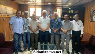 وفد من الجبهة الشعبية لتحرير فلسطين يزور التنظيم الشعبي الناصري في صيدا ويؤكد على دعم الوحدة الفلسطينية ورفض التخاذل العربي