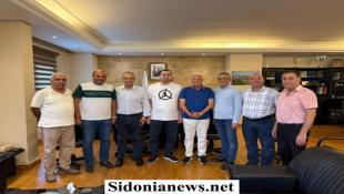 لقاء تنسيقي في بلدية صيدا بين المهندس مصطفى حجازي ووفد مهندسون من صيدا والجوار بحضور أعضاء في المجلس البلدي