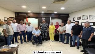 وفد من اعلاميي صيدا زار قائد منطقة الجنوب الإقليمية في قوى الأمن الداخلي العميد أحمد ابو ضاهر مهنئاً