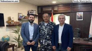 المهندس مصطفى حجازي هنأ العميد أحمد أبوضاهر بإسم مجلس بلدية صيدا وشكره لما تقوم به قوى الأمن الداخلي في ملاحقة وإزالة المخالفات والتعديات في صيدا