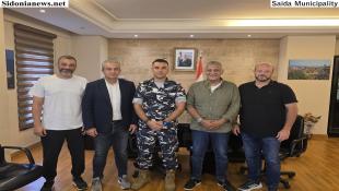 رئيس بلدية صيدا المهندس مصطفى حجازي إلتقى  آمر فصيلة درك صيدا الرائد نادر قصب بحضور الرئيس السابق للبلدية د. حازم بديع