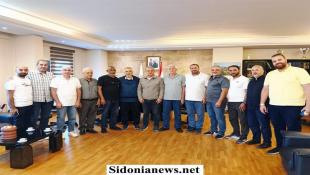 بالصور : رئيس بلدية صيدا المهندس حجازي يستقبل وفد منتدى الأعمال الفلسطيني اللبناني