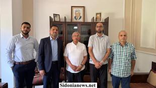بالصور : النائب أسامة سعد يستقبل وفداً من معهد الآفاق‎