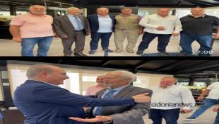 مرعي أبو مرعي يستقبل وفدا من الحزب الوطني:  دولة المؤسسات والجيش ضمانة الاستقرار