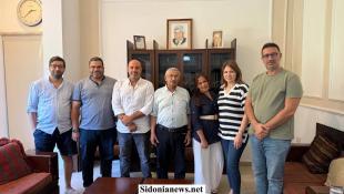 بالصور : النائب أسامة سعد يستقبل وفدًا من لجنة النشاطات في بلدية صيدا