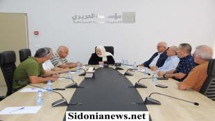 بالصور: بهية الحريري تلتقي النائب رستم والقنصل رحال ونديم حداد و لجنة تجار حسبة صيدا