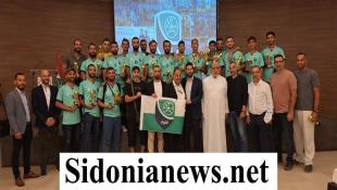 بالفيديو وبالصور: نادي اللواء الرياضي في صيدا يحتفل في بلدية صيدا  بتكريم أبطاله بعد تأهل النادي إلى دوري الدرجة الثالثة  وذلك بحضور جمع من الفاعليات والشخصيات