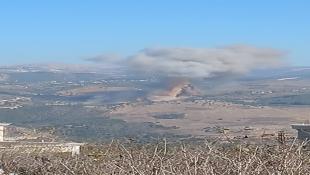سلسلة غارات إسرائيلية عنيفة تستهدف منطقة الجرمق - المحمودية جنوب لبنان