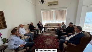 بالصور : النائب أسامة سعد استقبل السفير الفلسطيني في لبنان محمد الأسعد