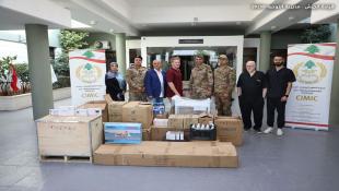 بالصور : الجيش اللبناني : توزيع معدات وتجهيزات طبية على عدد من المستشفيات الحكومية، وتجهيز سيارات إسعاف في محافظتَي الجنوب والنبطية