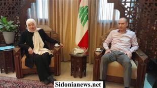 بالصور : بهية الحريري تتابع مع المحافظ منصور ضو قضايا حياتية والمستجدات على صعيد صيدا والجوار