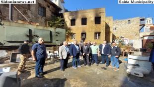 بالصور: جولة تفقدية مشتركة لرئيس بلدية صيدا حجازي ورئيس جمعية التجارالشريف على سوق صيدا التجاري للإطلاع على أوضاعه وإحتياجاته وتقييم خطط تنظيمه وتأهيله