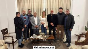 بالصور : النائب أسامة سعد اطلع على تحضيرات الاعياد من لجنة النشاطات في بلدية صيدا ورئيس بلدية البرامية