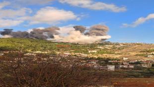 بالصور : سلسلة غارات اسرائيلية عنيفة استهدفت قضائي صيدا وجزين والبفاع الغربي